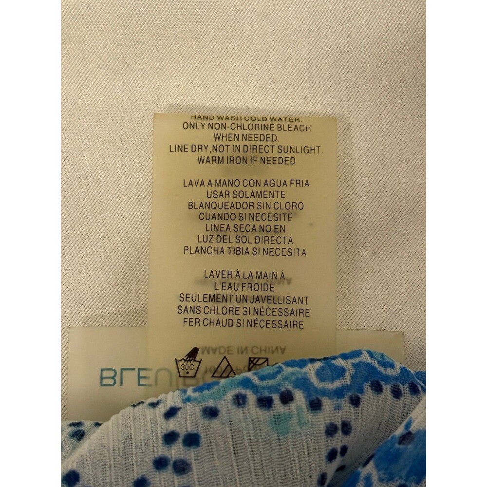 BLEU Rod Beattie Swim Coverup Open Shoulder with Sleeves Women's Size Large - Picture 6 of 6